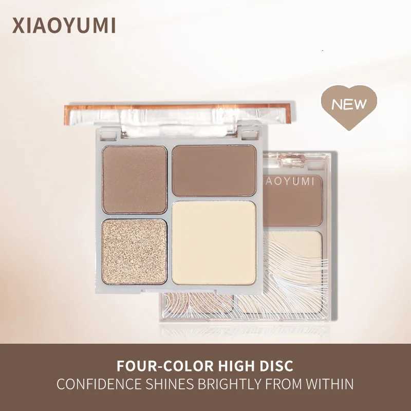 XIAOYUMI The four-color highlighter contour palette is matte and long-lasting brightening three-dimensional contours W250722