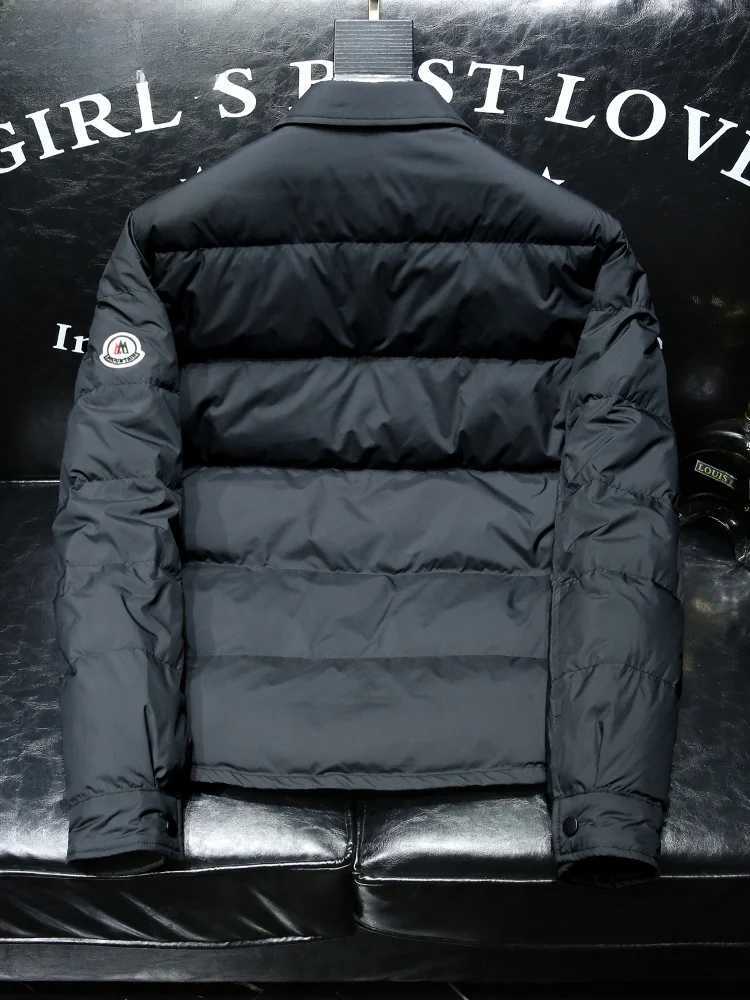 Casual Fashionable Lightweight Mens Down Jacket Simple Collar 90 White Down Outerwear Trendy Brand New Winter Coat W250722