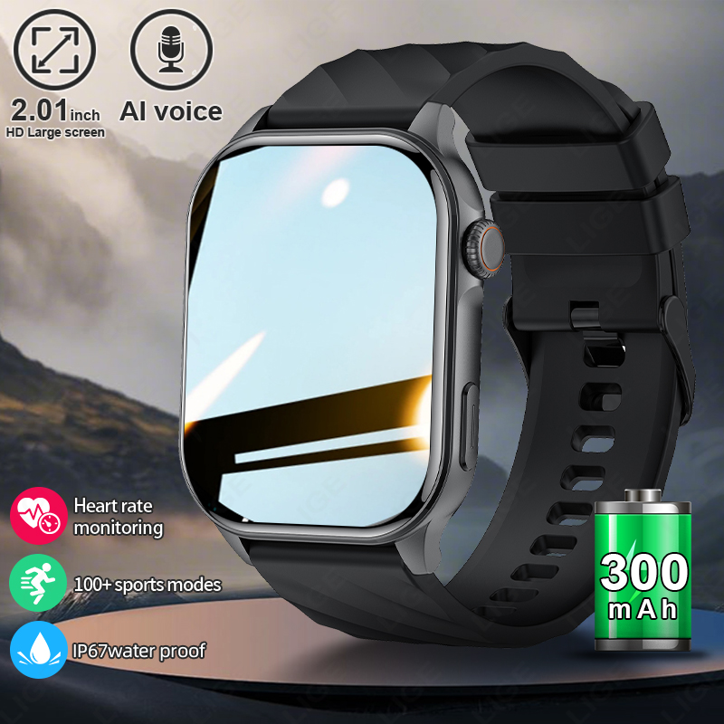 LIGE Fitness tracker with heart rate monitoring/peeper/calorie, activity tracker smartwatch sleep monitor IP68 health tracker pedometer, suitable for 