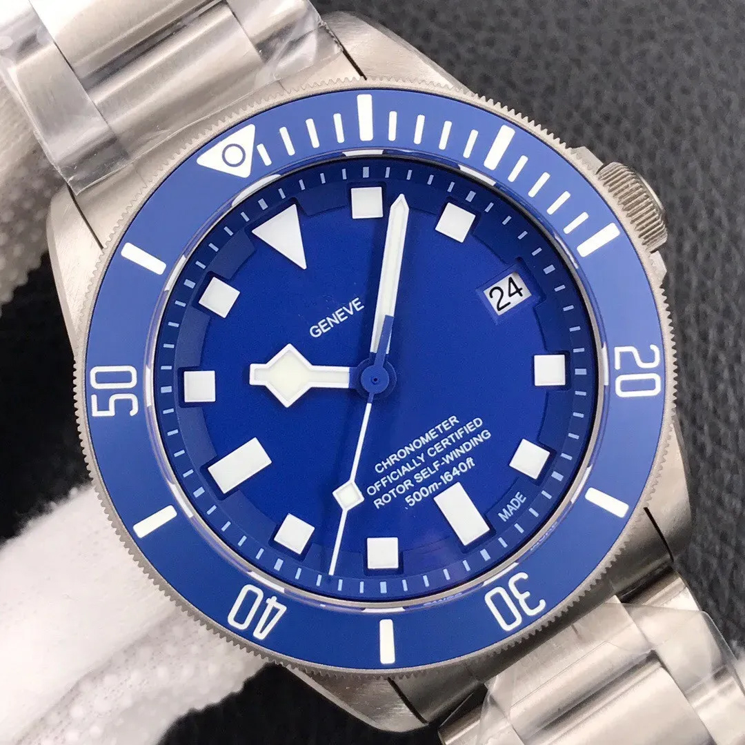 Men's watch 42mm, high-quality ETA 8215 Japanese movement, top men's designer series, copper color series, automatic mechanical, with luminous function, designer watch