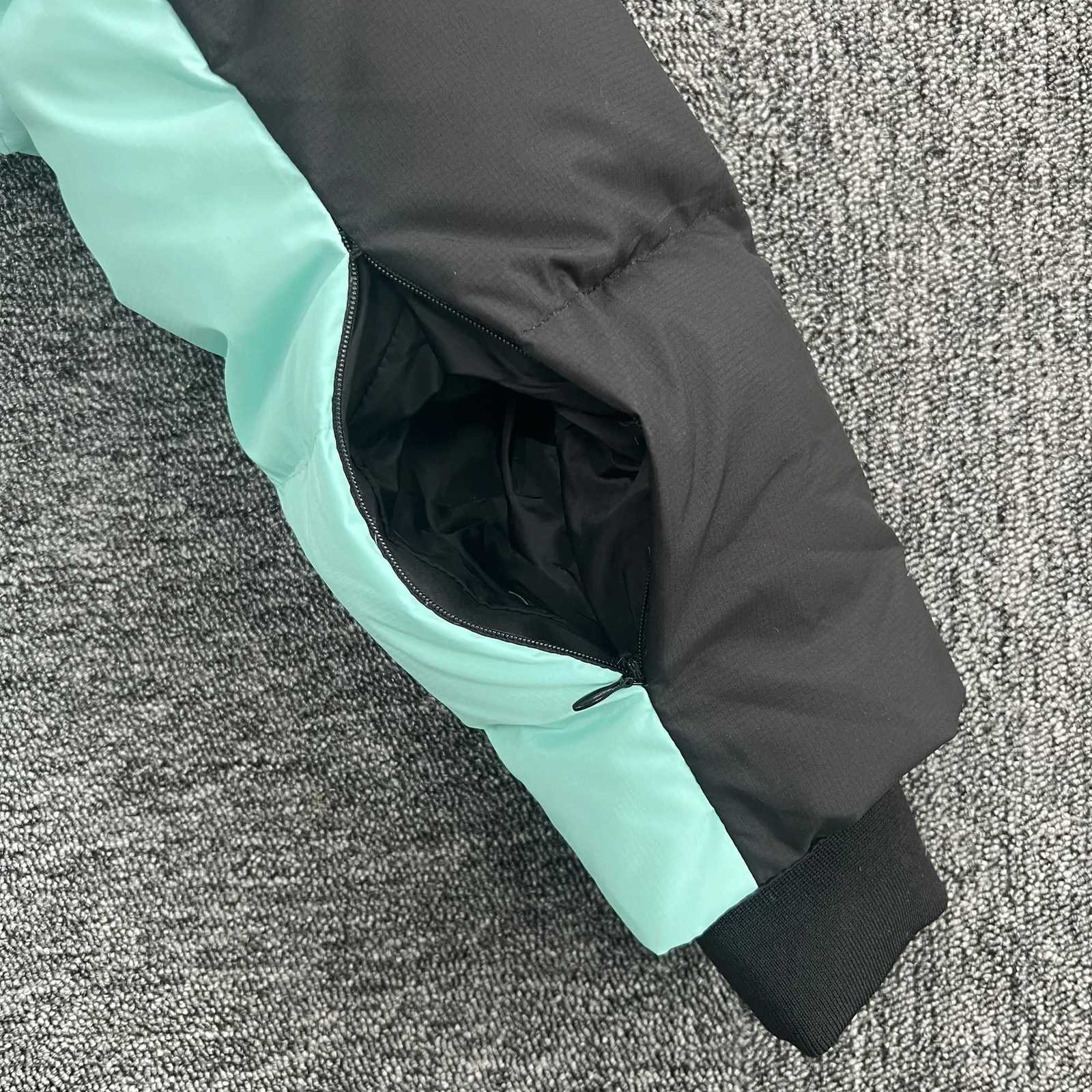 Winter Men Plush Thick Warm Jacket Hoodies Center Cee Fashion Down Jacket BlackBlue Y2k Streetwear Clothing Mens Coat W250722