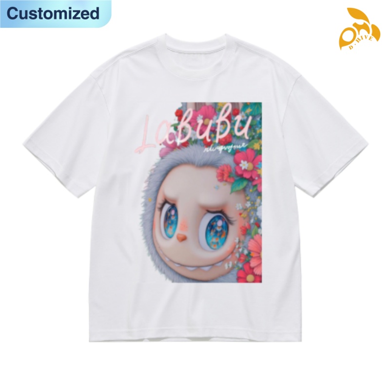 Free Shipping Designer Oversize fashionable LABUBU Men's Women's shirt Short Sleeve Round neck Professional Customized tees outdoor breathab