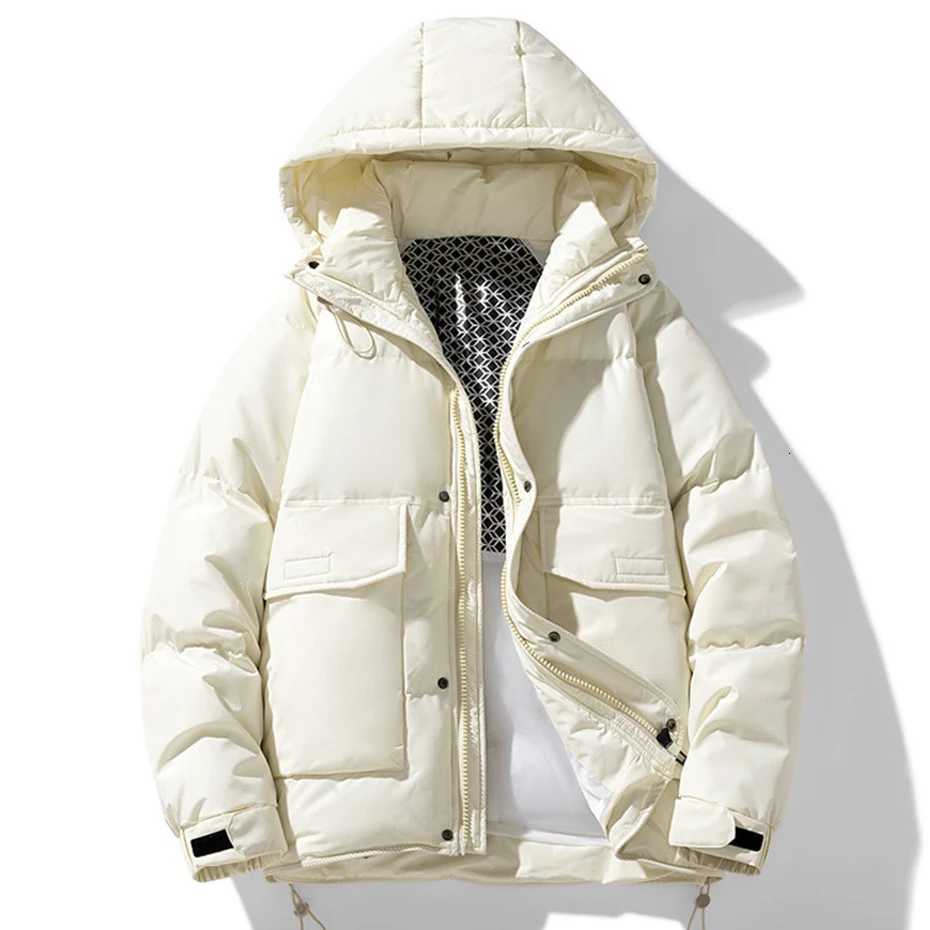 8XL Plus Size Down Jackets Men 80% White Duck Down Coats Thick Warm Parkas Black Hooded Padded Puffer Jackets Large Size 7XL 6XL W250722