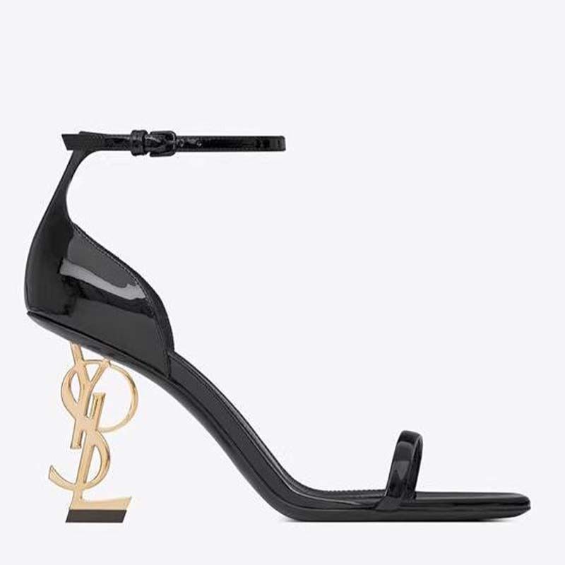 2025 Hot New Dress Shoes Free Shipping Classic Designer Shoes for Women Stiletto Heel Black Gold High-heeled Sandals for Ladies Party Wedding Office AA1