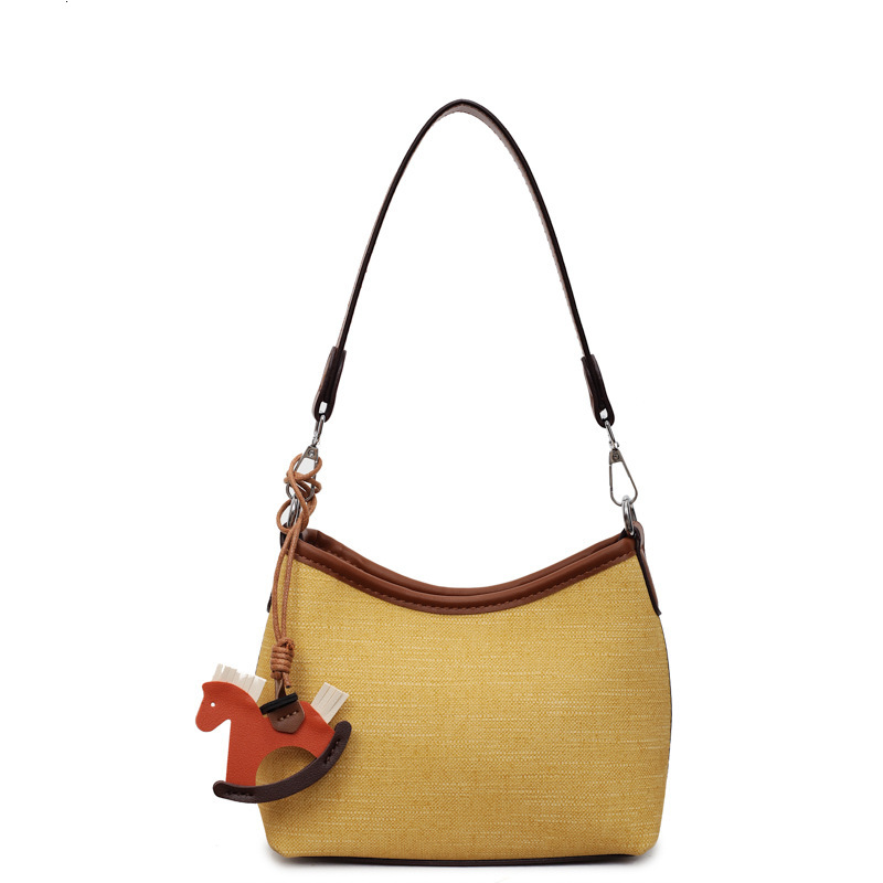 2025 Summer new women's S crossbody bag, new women's bucket bag, summer women's new fashion trend commuting women's shoulder bag, 
