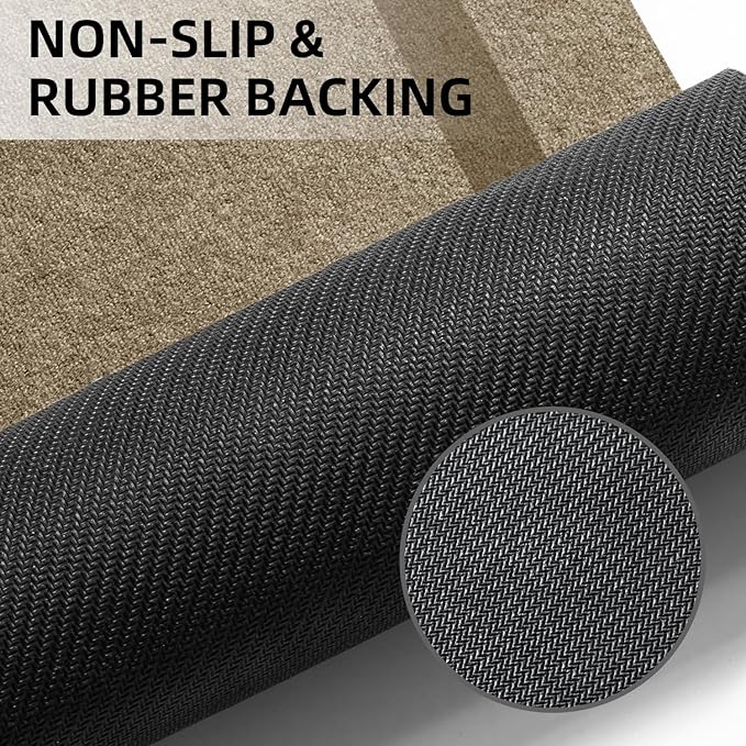 Quick Dry Ultra Thin Magic Bathroom Rug Non-Slip, Super Absorbent Easy to Clean Space-Saving for Shower Tub Bathroom Floors