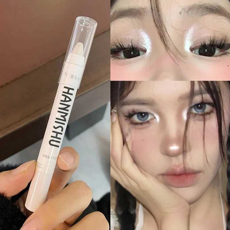 Shimmering Highlight Stick Shimmer Matte Eyeshadow Stick Glitter White Eyeliner Lying Silkworm Pen Silver Highlighter PenW250722
