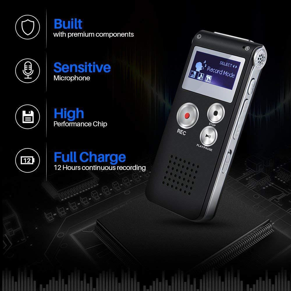 Multi language recording pen, lithium-ion battery, 50 hour TypeC interface, supports Line 609