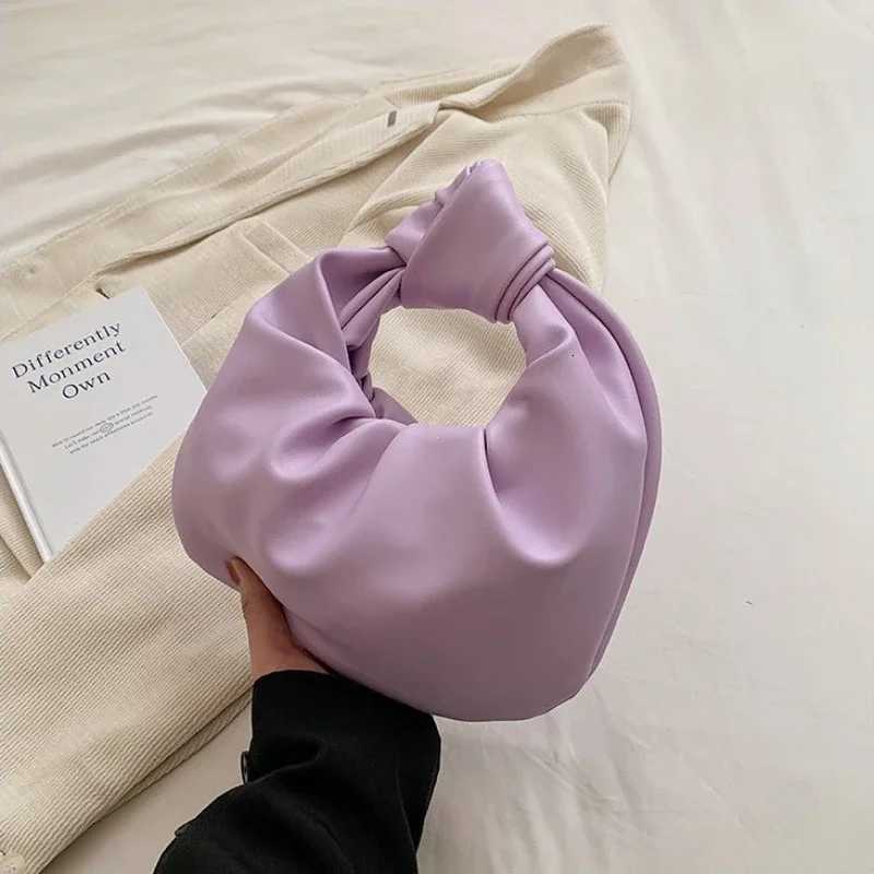 2024 INS Wen Small Handbag Shoulder Bags Party Club Sahel Ladies PU Leather Messenger Bags Fi Ruched Crossbody Bags Y250722