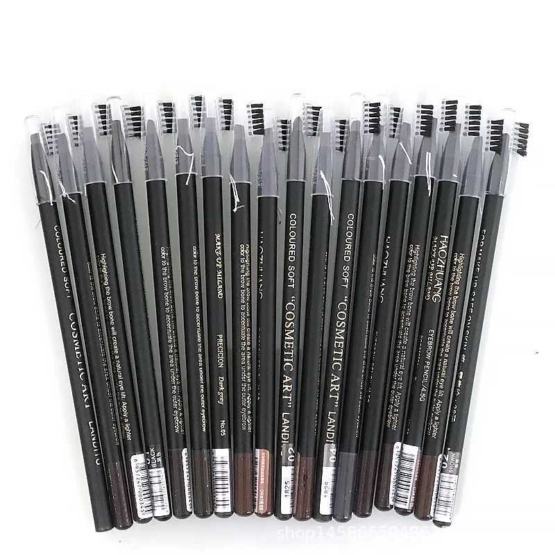 1pcs Long-lasting Waterproof Eyebrow Pencil Off with Brush Microblading Permanent Makeup Tools Pull Cord Peel-off Brow Pencil W250722