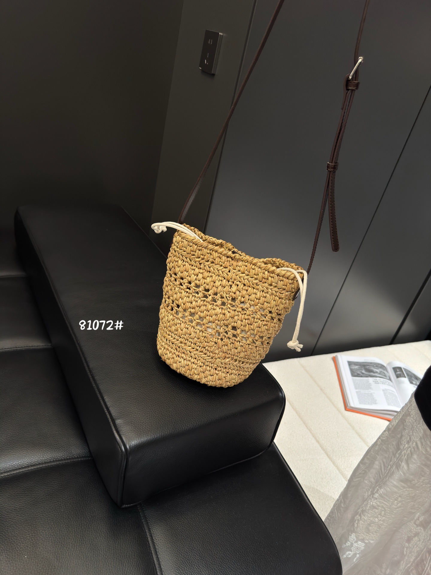 Free shipping designer bag 2025 French Style Summer Beach Raffia Bucket Bag For Women New Fashion Straw Woven Shoulder Bag Crossbody Phone Bag