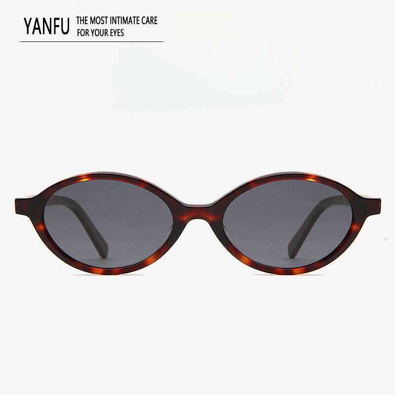 New Thin Polarized Oval Sunglasses Women Driving Eyewear Female Acetate Fashion Retro UV400 Outdoor Glasses Eyeglasses Beach