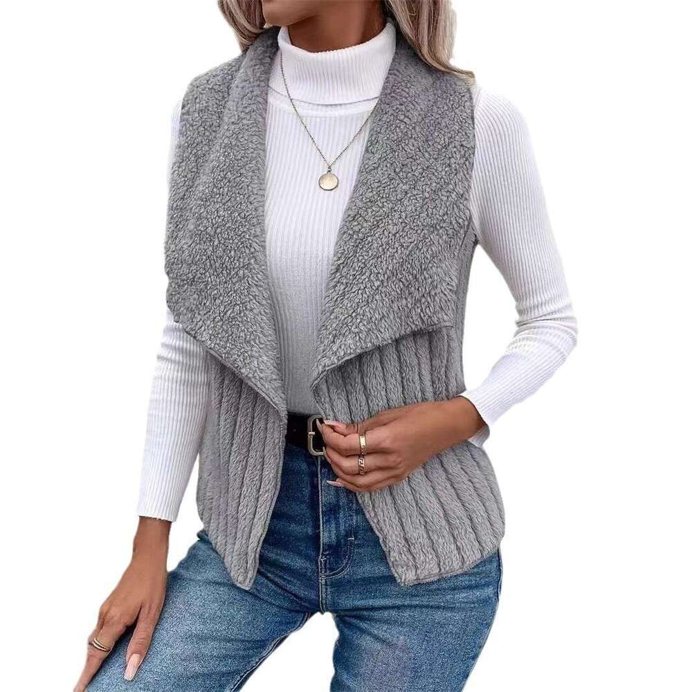 Autumn And Winter New Fashion Casual Simple Sleeveless Versatile Vest Jacket B5