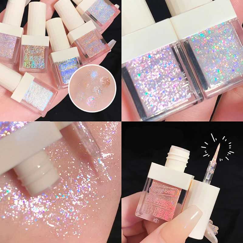 Liquid Eyeshadow Fine Glitter Super Glitter Eye Corner Brightening Highlight No Makeup Glitter Lying Silkworm W250722
