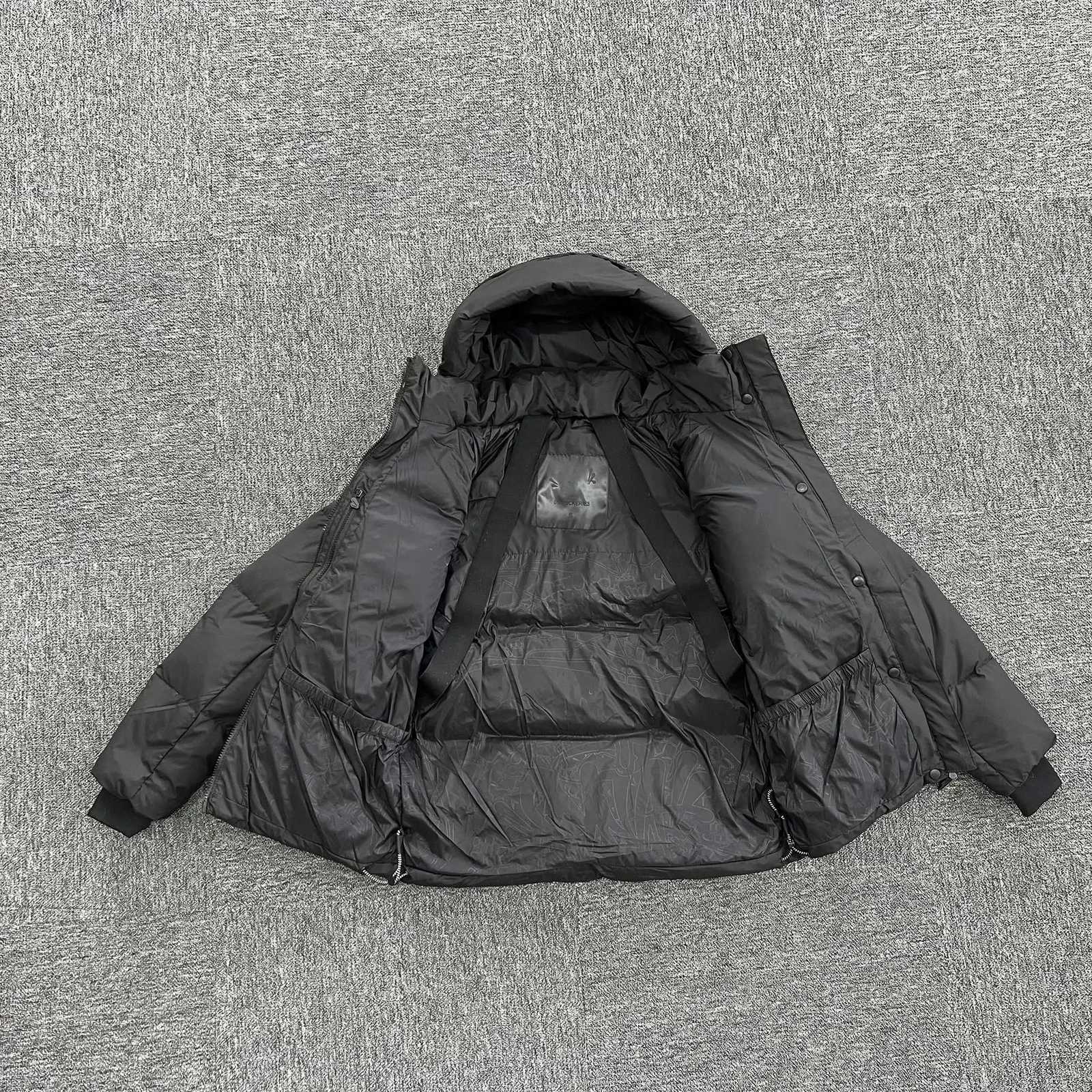 Winter Men Plush Thick Warm Jacket Hoodies Center Cee Fashion Down Jacket Black Y2k Streetwear Clothing Mens Coat Detachable Hat W250722