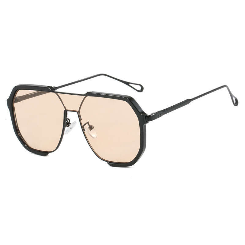 DHsunglasses One-piece TikTok Internet Celebrity Style High-end Cool Big Frame Sunglasses Make Face Look Smaller
