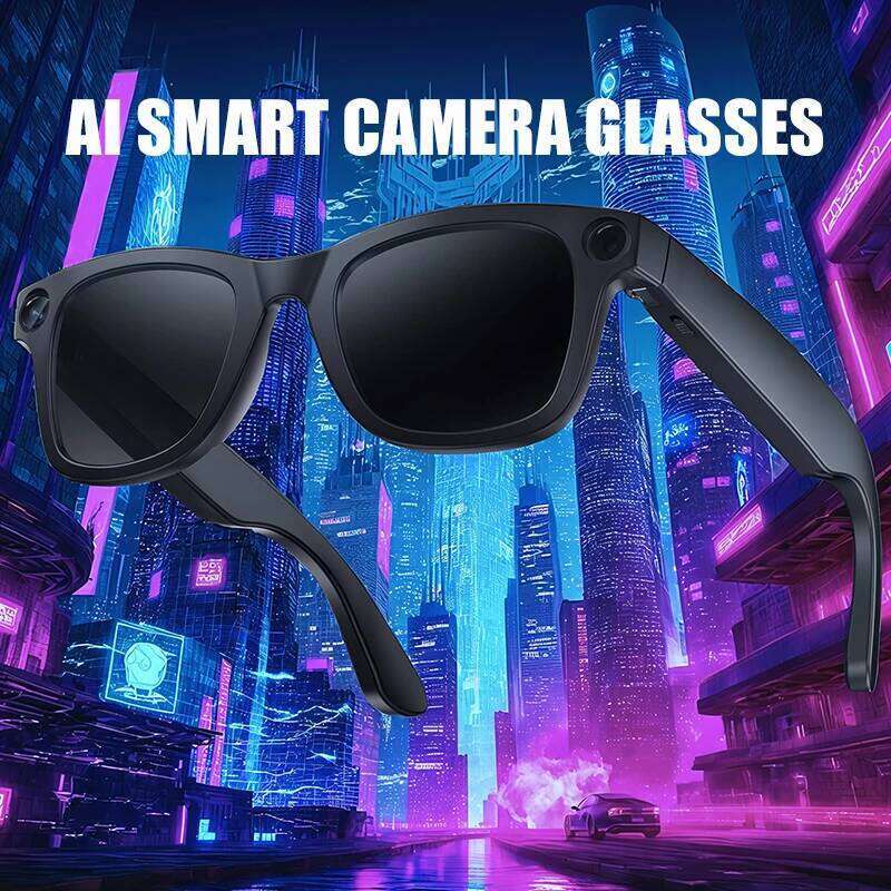 AI Smart Camera Video Recorder Sunglasses Men Women 2025 Translation Headphones Sun Glasses Waterproof Anti Blue Light Eyewear