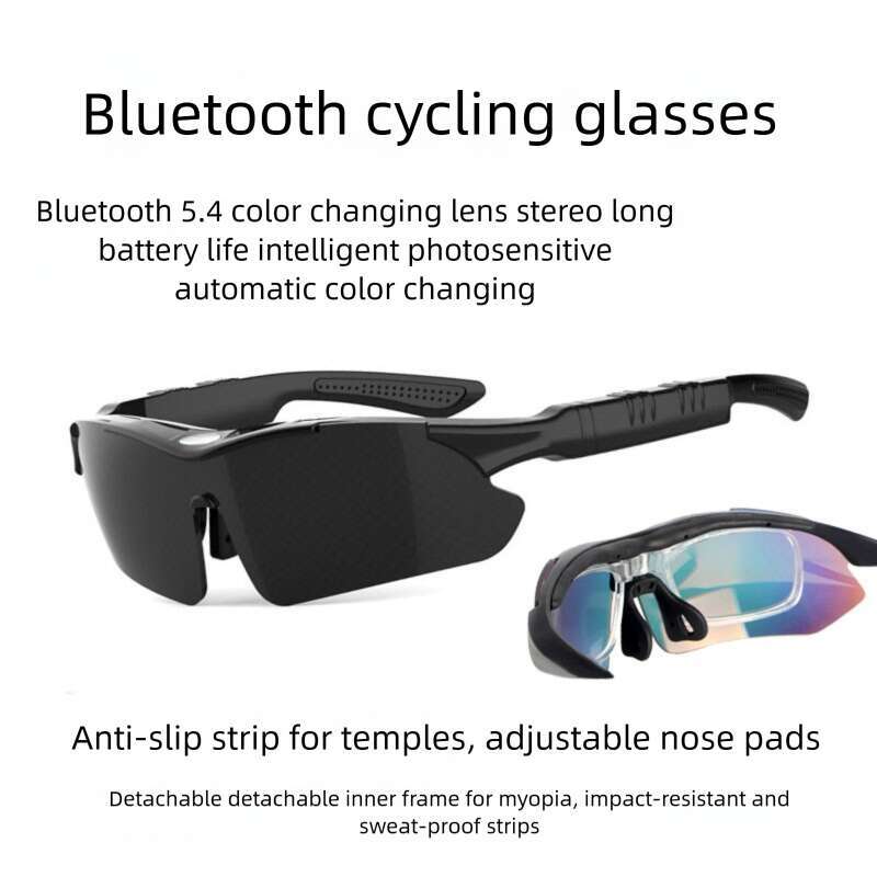 Designer Famous New Model Translation Intelligent AI Bluetooth Music Headset Calls Cycling Sports Sunglasses Myopia