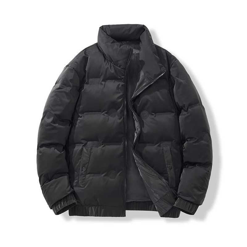 Stand Collar Solid Color Down Jacket Warm Windproof Simple Trend Classic All-purpose Fabrics Warm Comfortable Skin Wear-resistant W250722
