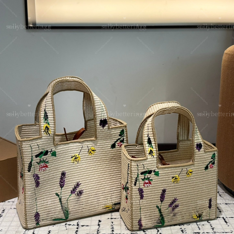 Designer Bag For Women Wallet High Look Straw Woven Western Highend Fashion Hobo Desier Handbag Internet Celebrity Letter Travel Bags