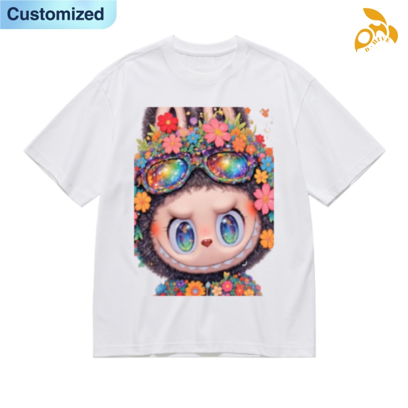 Free Shipping Designer Oversize fashionable LABUBU Men's Women's shirt Short Sleeve Round neck Professional Customized tees outdoor breathab