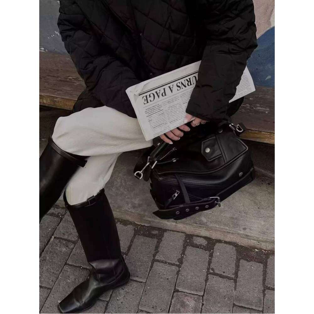 Top Quality Brand Handbag And Purse Designer Soft Leather Shoulder Bag Black Totes Women Fashion Underarm Tote Bags