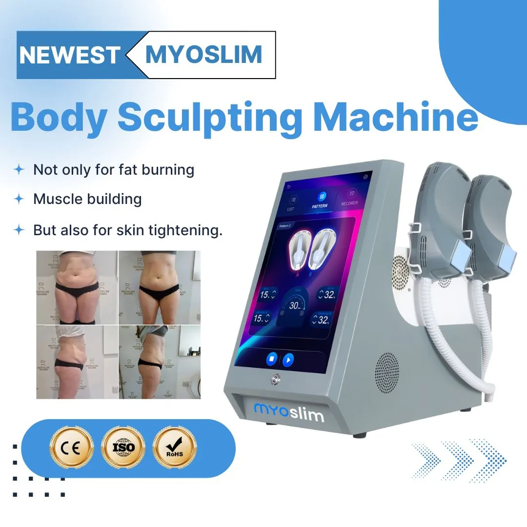 Professional EMS Body Slimming Machine Muscle Toning Fat Reduction Device Myoslim Sculpting Equipment For Beauty Salon Or Spa Treatments