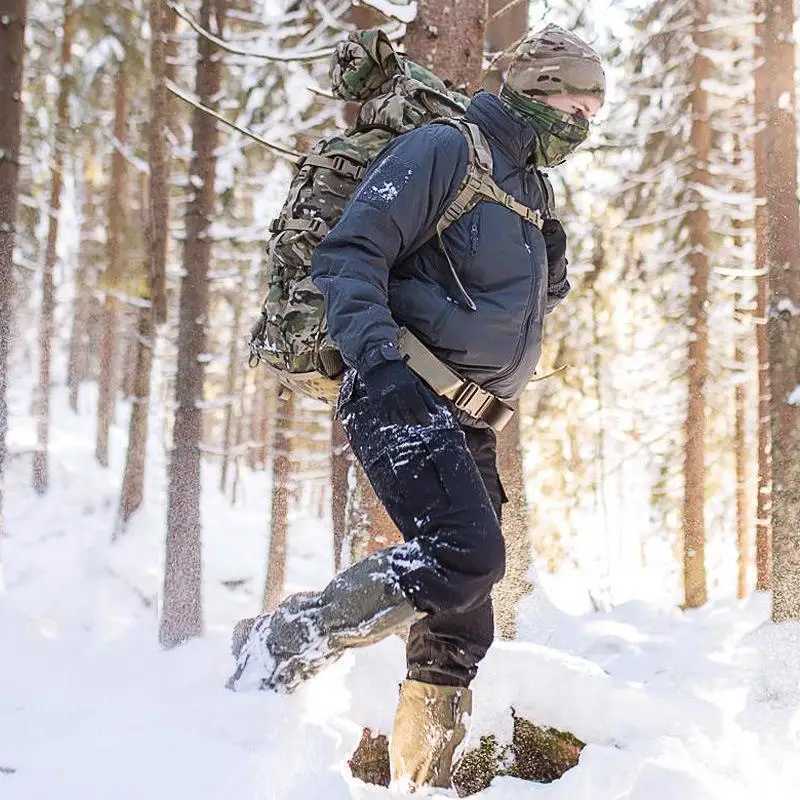 Level sh Winter Down Jacket Military Tactical Jackets Mens Thicken Warm Waterproof Windbreakers Hunting Hiking Parkas Army Coats W250722
