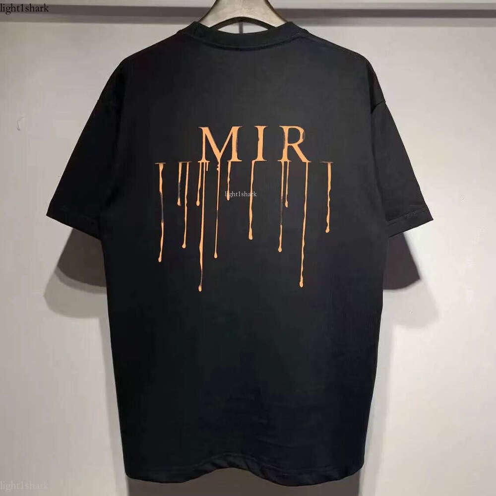 amirirshirt Shirts Menst Printed Designer Fashion Man T-Shirt Cotton Casual Tees Short Sleeve Hip Hop Streetwear Tshirts 0f