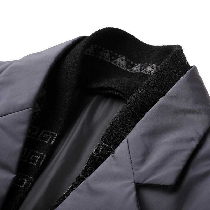 Mens Winter Fashion High-Quality Down Jacket 90% White Duck Down Warm Coat with Removable Scarf Suit Collar M-4XL Sizes W250722