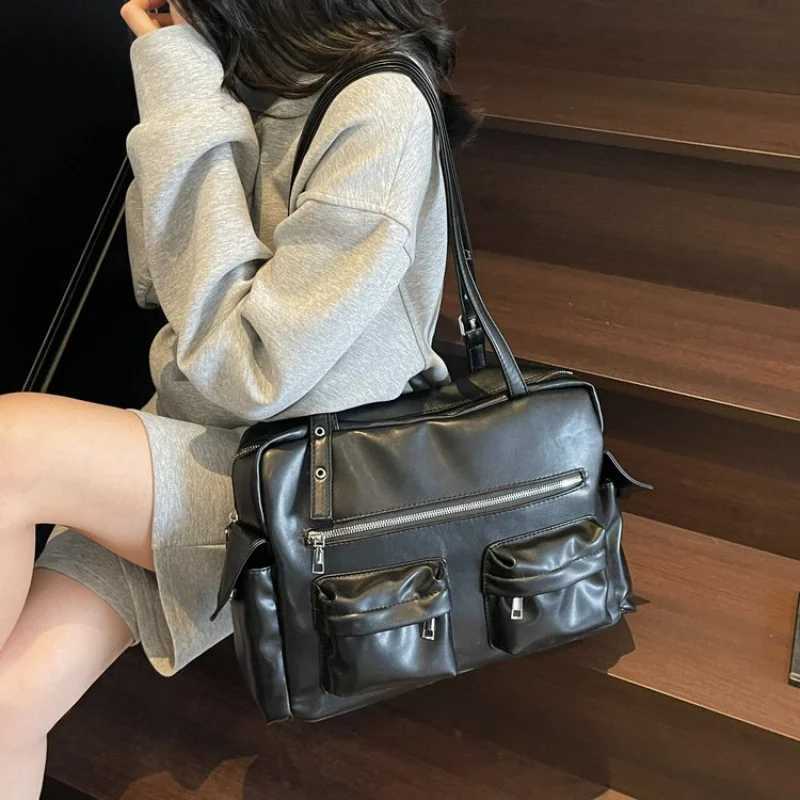 2020 Bag Fi Bowling Bag Red Shoulder Bag Vintage Motorcycle Bags For Ladies Y250722