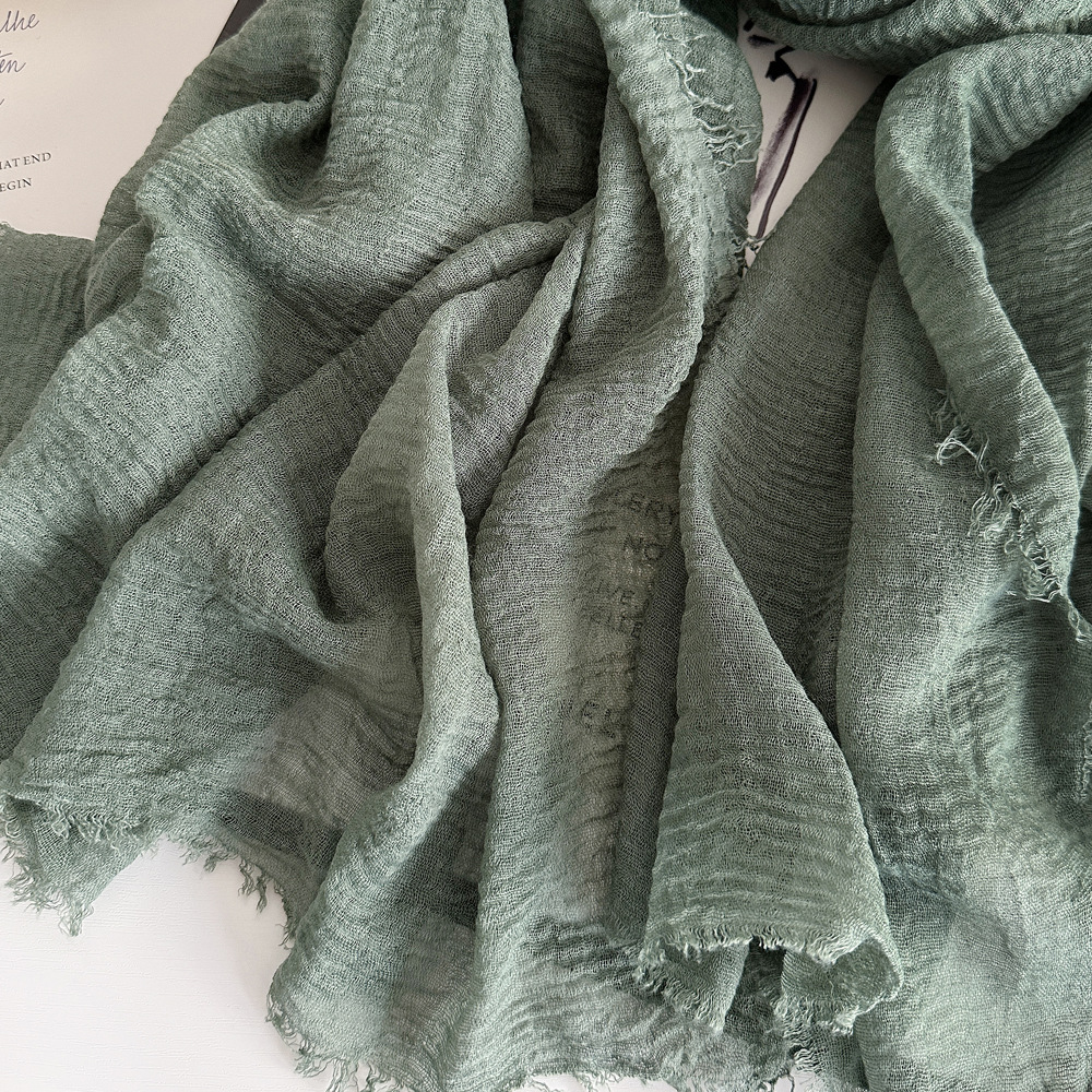 10090 Wool Long scarf autumn and winter all-match warm neck scarf couple atmosphere