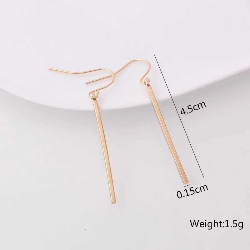 Gold Color Metal Women Hook Earrings Silver Color Dangle Earrings Female Small Earrings Simple Ear Jewelry XJ250722