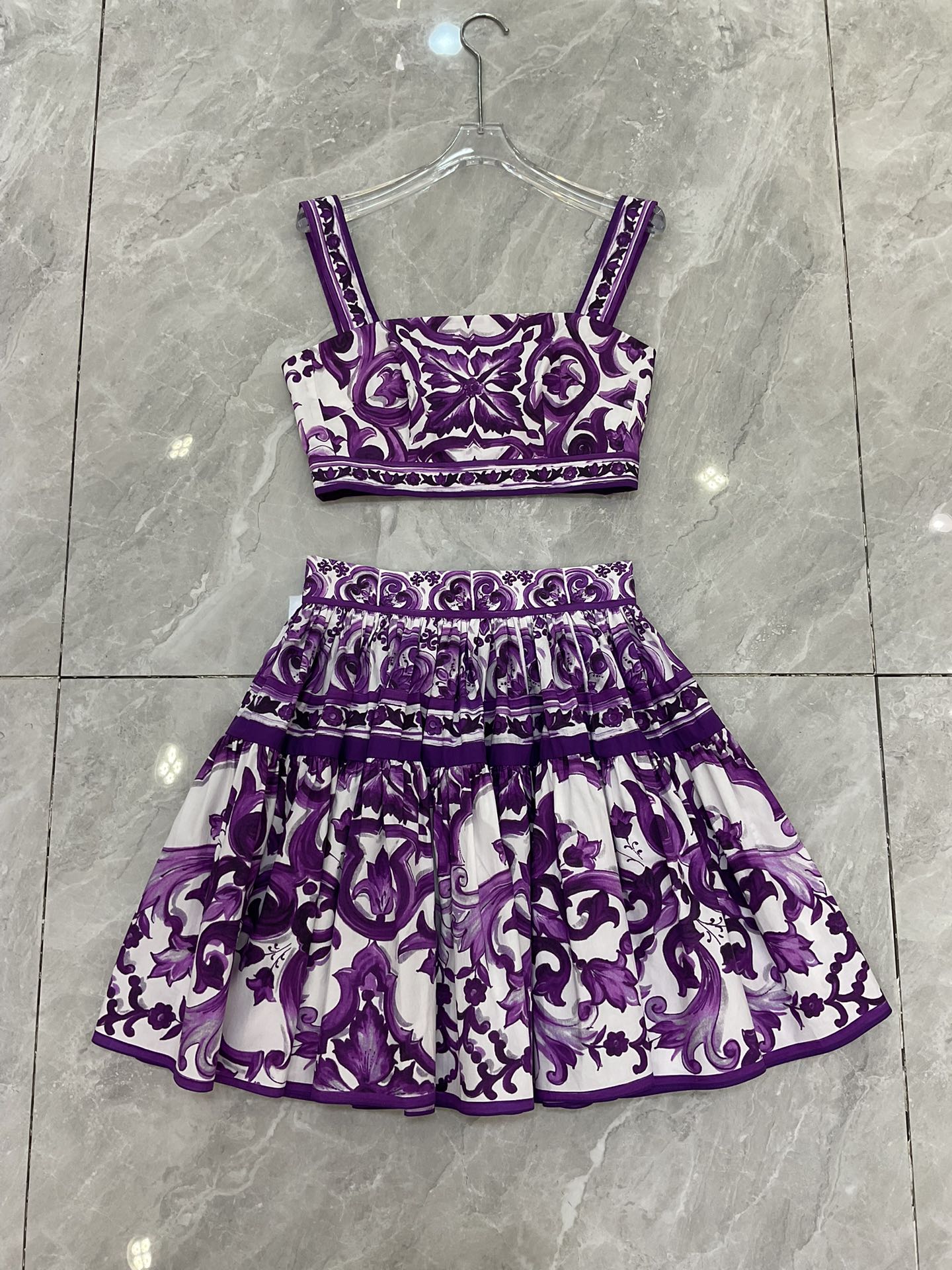 Designer skirt designer dress summer dress for women floral printed tank top mini skirt two piece set women dress designer plus size womens clothing designer dresses