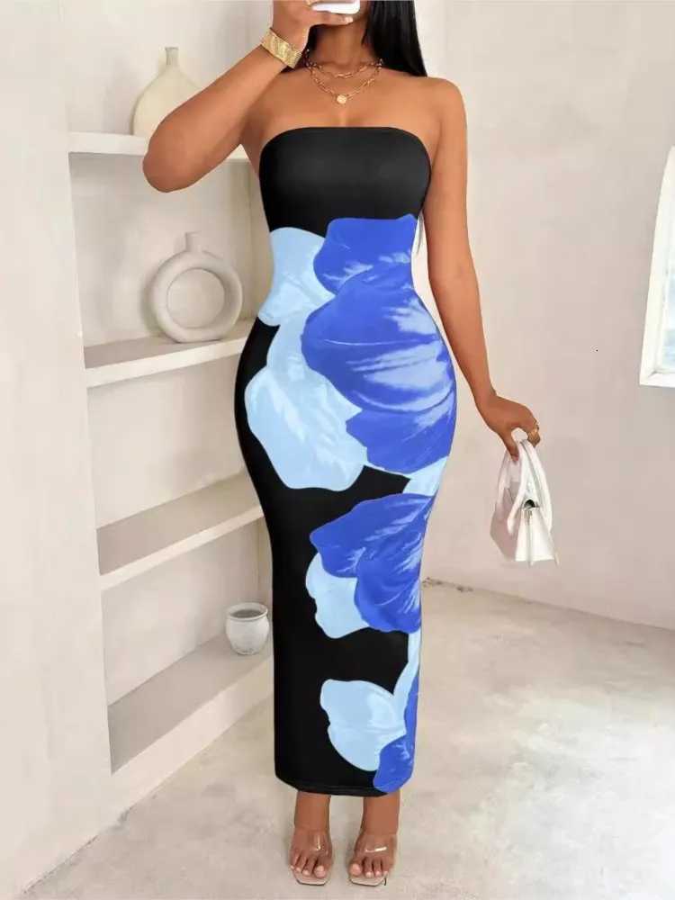 New Womens Dresses Summer Vintage Strap Casual Slim Evening Sleeveless Night Ruffles Sexy Maxi Long Dress Sexy Dresses XJ250722
