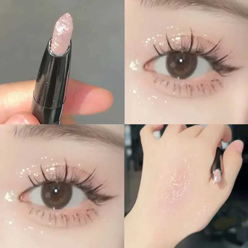 Lescent Eyeshadow Stick Shimmering Clear Sparkle Diamond Lying Silkworm Pencil Long Lasting Glitter for Eyes Korean Makeup W250722