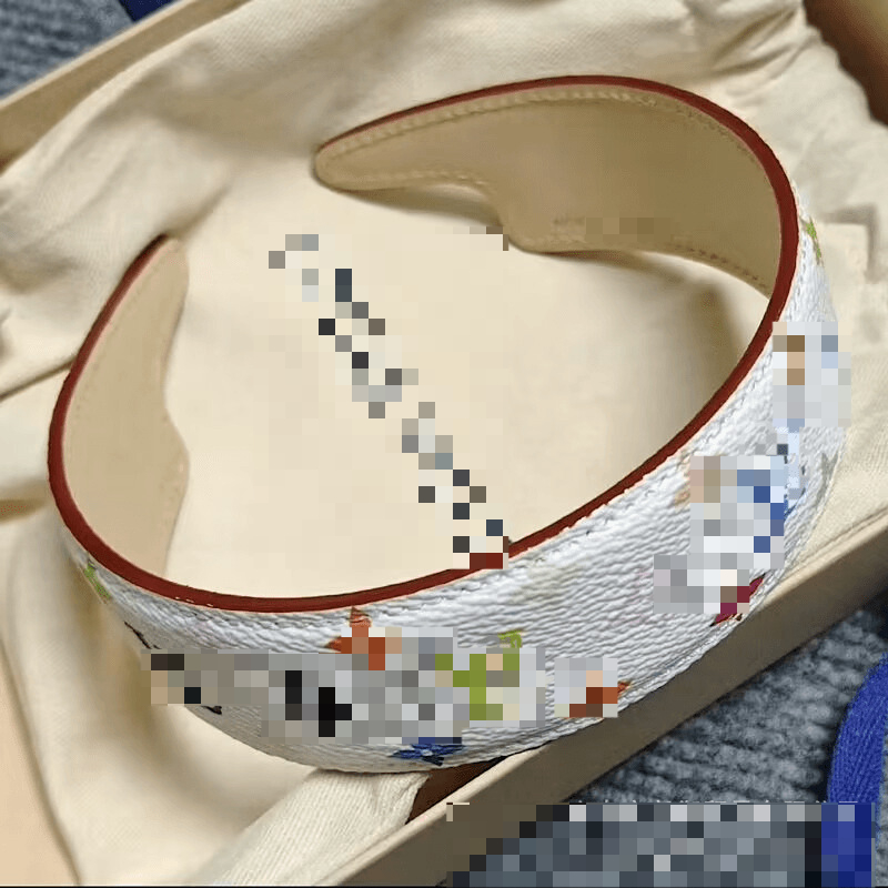 Designer's Printed Black and White Tricolor Hair Band for Women