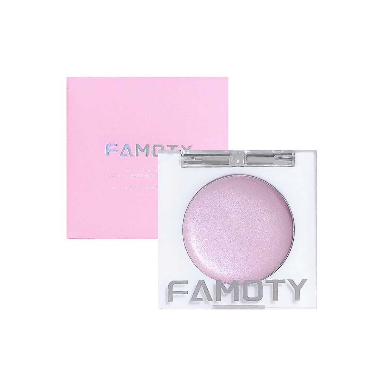 Famoty Single Color Highlighter Cream - White l Eyeshadow Shimmer Iridescent Glitter for Inner Corner Highlight Dupes foW250722