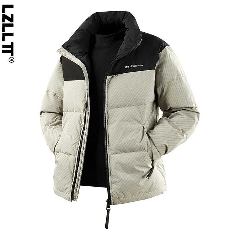Winter Men Windproof Casual Duck Down Jackets Men Puffer Padding Outdoor Jacket Parkas Men Streetwear Loose Jackets Windbreaker W250722