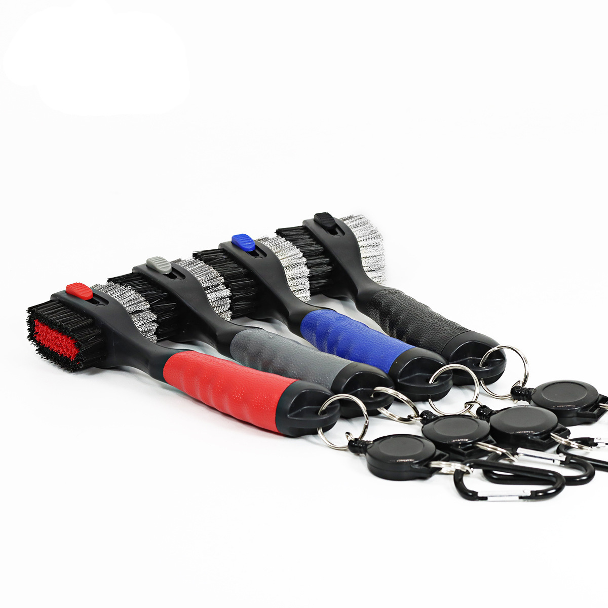 Push Golf Stainless Steel Brush Extra Large Soft Rubber Handle Groove Cleaner