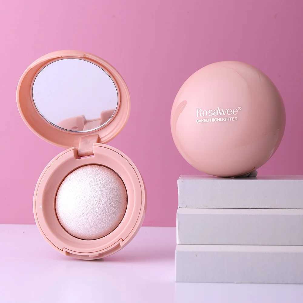 Long-lasting waterproof fine shimmer highlighter natural glossy effect brightens the contour and modifies the face. W250722