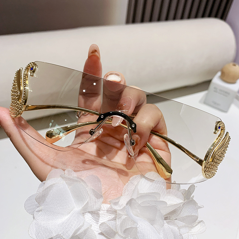 Designer Sunglasses For Women Oversize Frame Sunglasses Luxury Polarized Lens Goggle Pilot PC Frame Oversized UV400 Eyewear Luxury Style Sunglasses DS