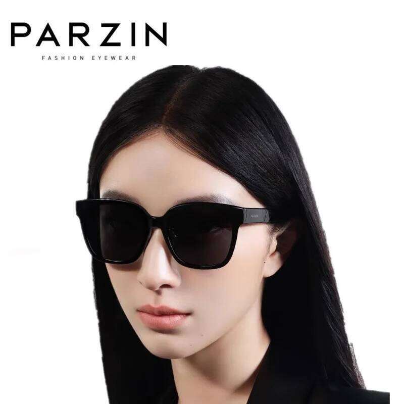 PARZIN Polarized For WomenTrendy Large Frame Driving Glasses UV Proction Sunglasses Men 91508