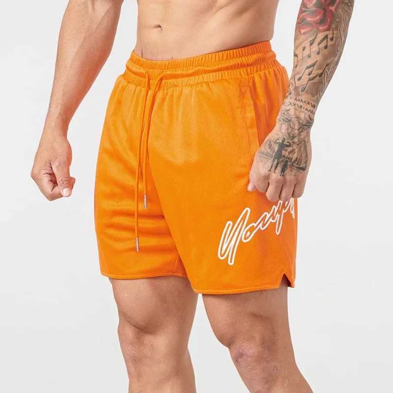 Trend Mens Mesh Beach Swim Casual Shorts Man Quick Dry Loose Basketball Jogger Short Pants Gym Fitness Sport Running Sweatpants Y250814