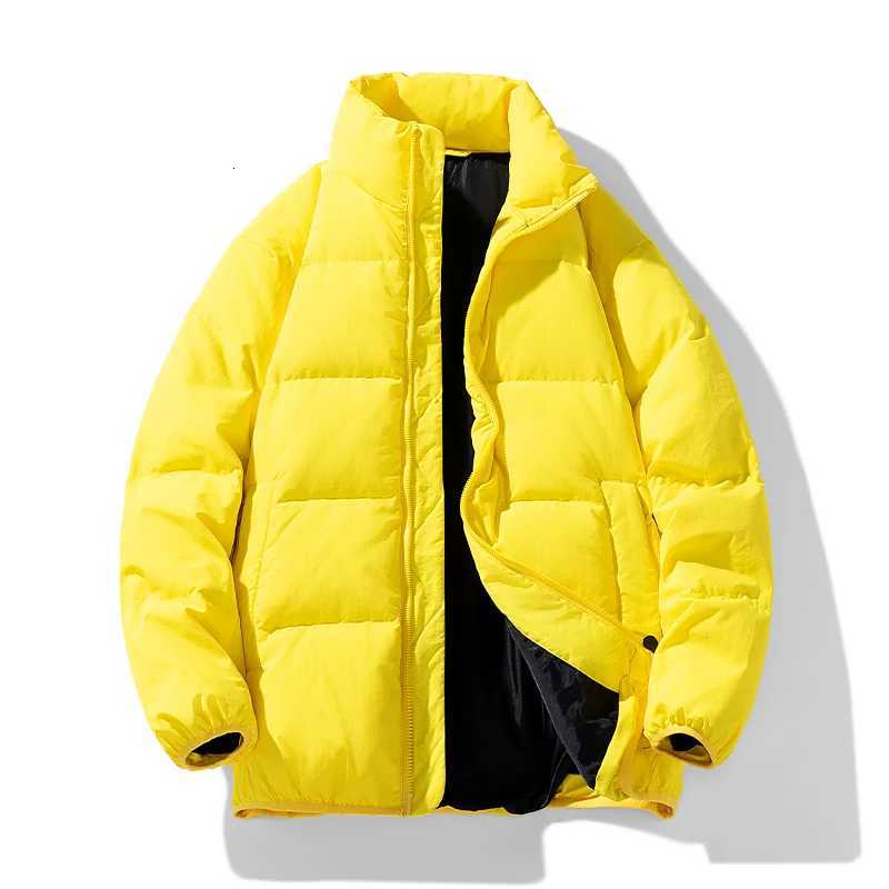 Duck Velvet Thick New Casual Stand Collar Fashion Loose Outdoor Jacket Autumn Winter Mens Warm Clothes Windproof Waterproof Coat W250722