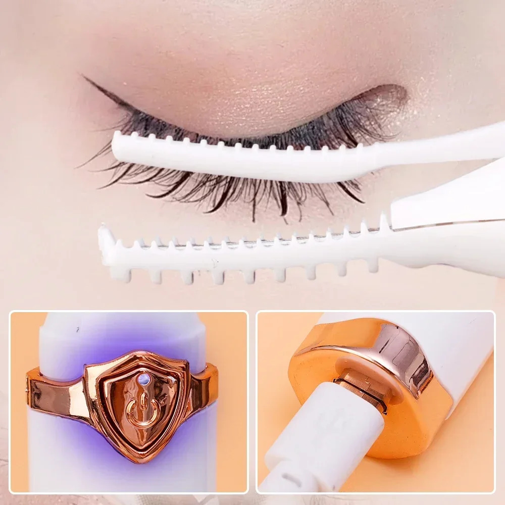 Naturally Curled Electric Eyelash Curler Intelligent Temperature Control Styling Make Up Eyelashes Curl Lasting Lash Curler Tool 250716