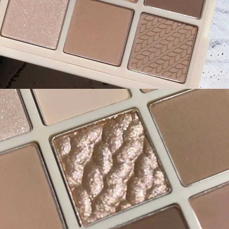 9-color mini matte smoky matte gray-brown eyeshadow W250722