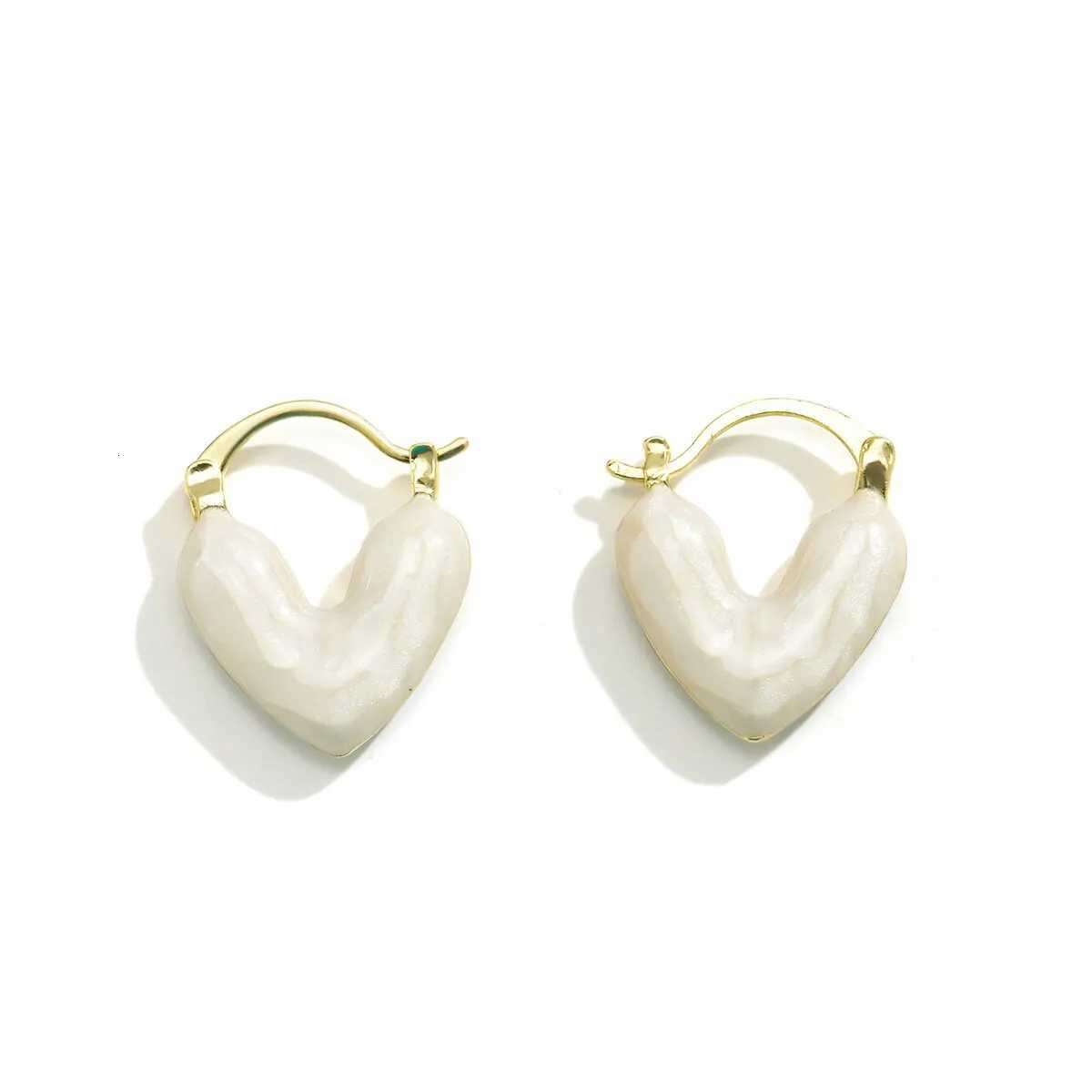 Kpop Sweet Minimalist Heart Drop Earrings for Women Wed Korean Fashion Elegant Earrings Aesthetic Piercing Ear Jewelry New XJ250722