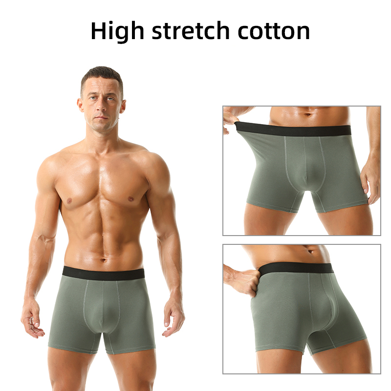 New men's summer underpants, men's spring and summer bestsellers wholesale pure cotton men's four-corner underpants KJ2015