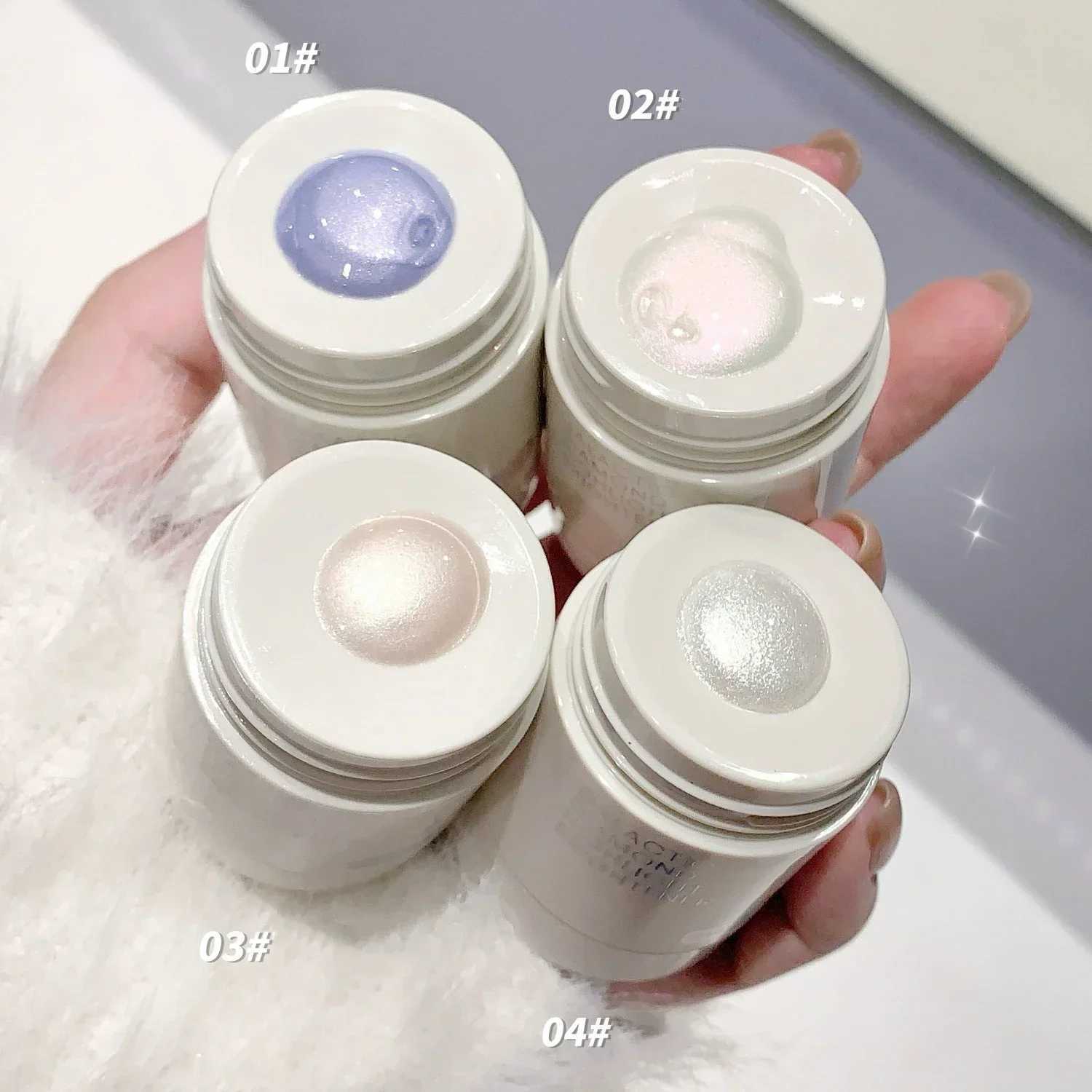 1pc Rotating Diamond Highlighting Liquid Shimmering Shining Crystal Nose Face Body Glitter Sparkling Delicate Highlight Makeup W250722